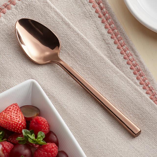 Where to find ROSE GOLD TEASPOON 10 in Cary