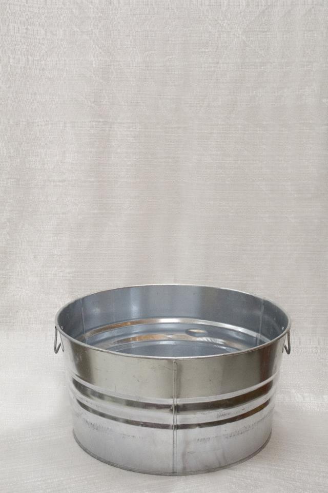 Tub galvanized 15 gallon rentals Cary NC Where to rent tub galvanized